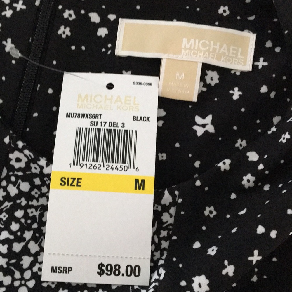 MICHAEL Michael Kors sleeveless print dress SIZE M - Picture 3 of 5